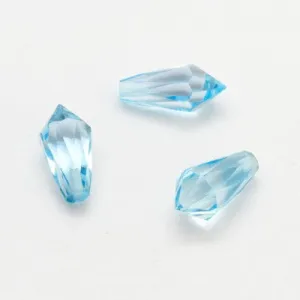 12x5mm Sky Blue Topaz Drilled Briolette Beads