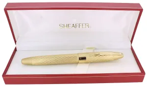 2003 SHEAFFER LEGACY HERITAGE KING'S GOLD 18K MED NIB FOUNTAIN PEN NEVER INKED