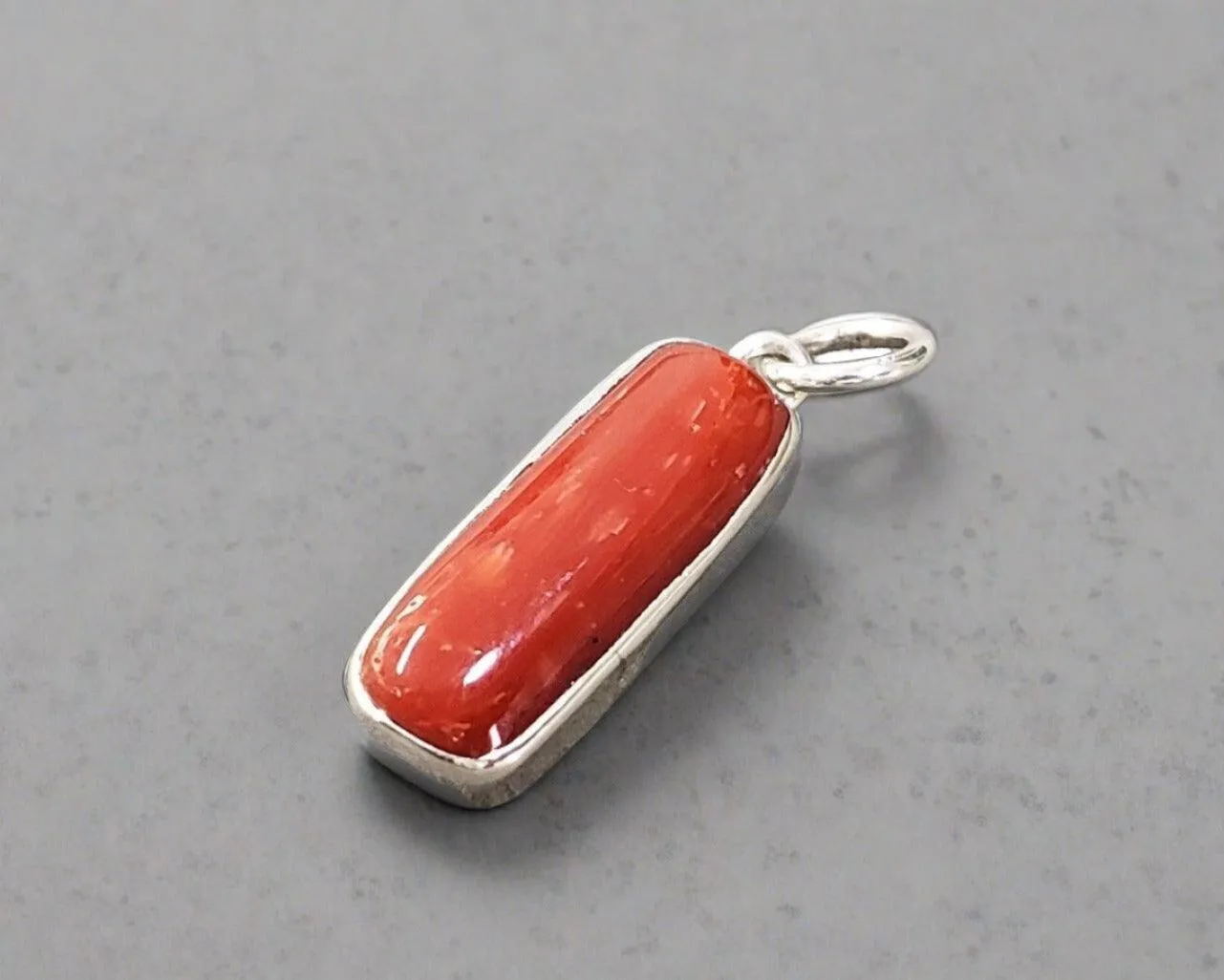 925 Silver Coral Pendant