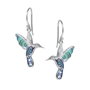 Abalone Hummingbird Earrings