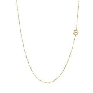 Asymmetrical Initial Necklace