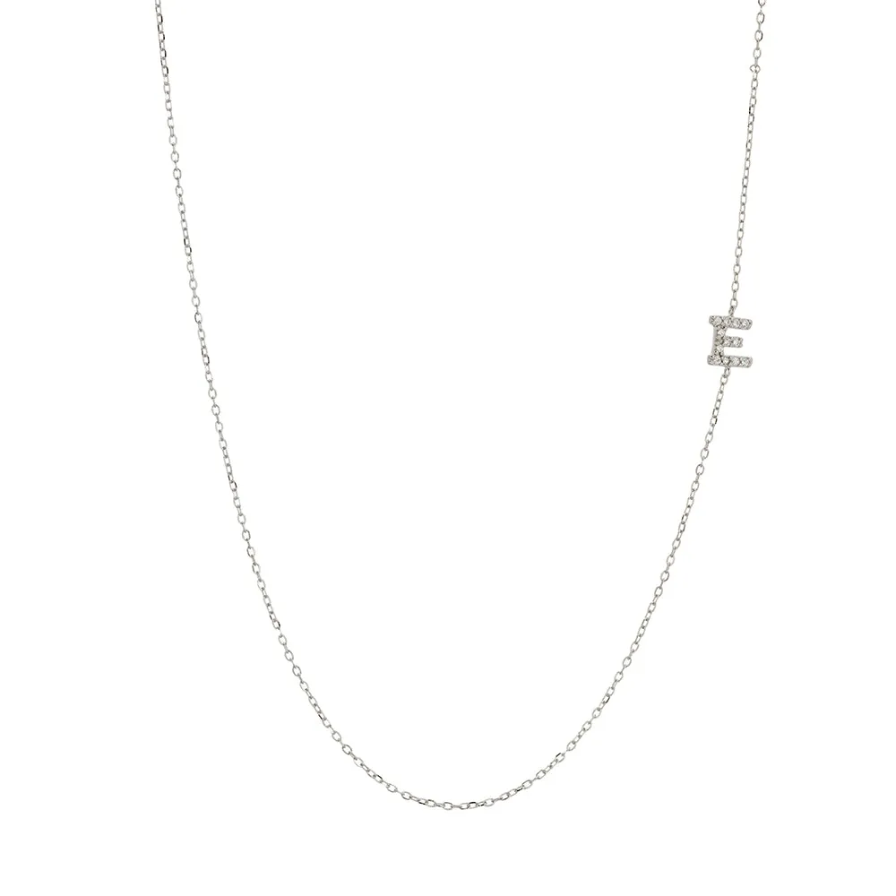 Asymmetrical Initial Necklace