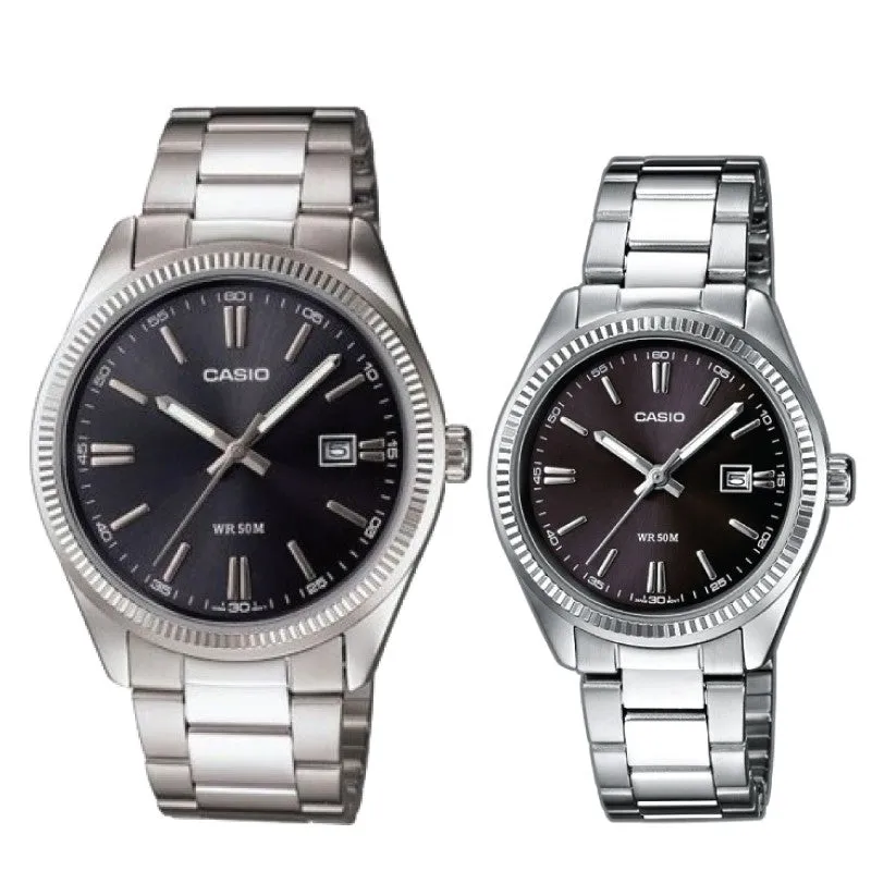 Casio Couple Watch MTP1302D-1A1 LTP1302D-1A1