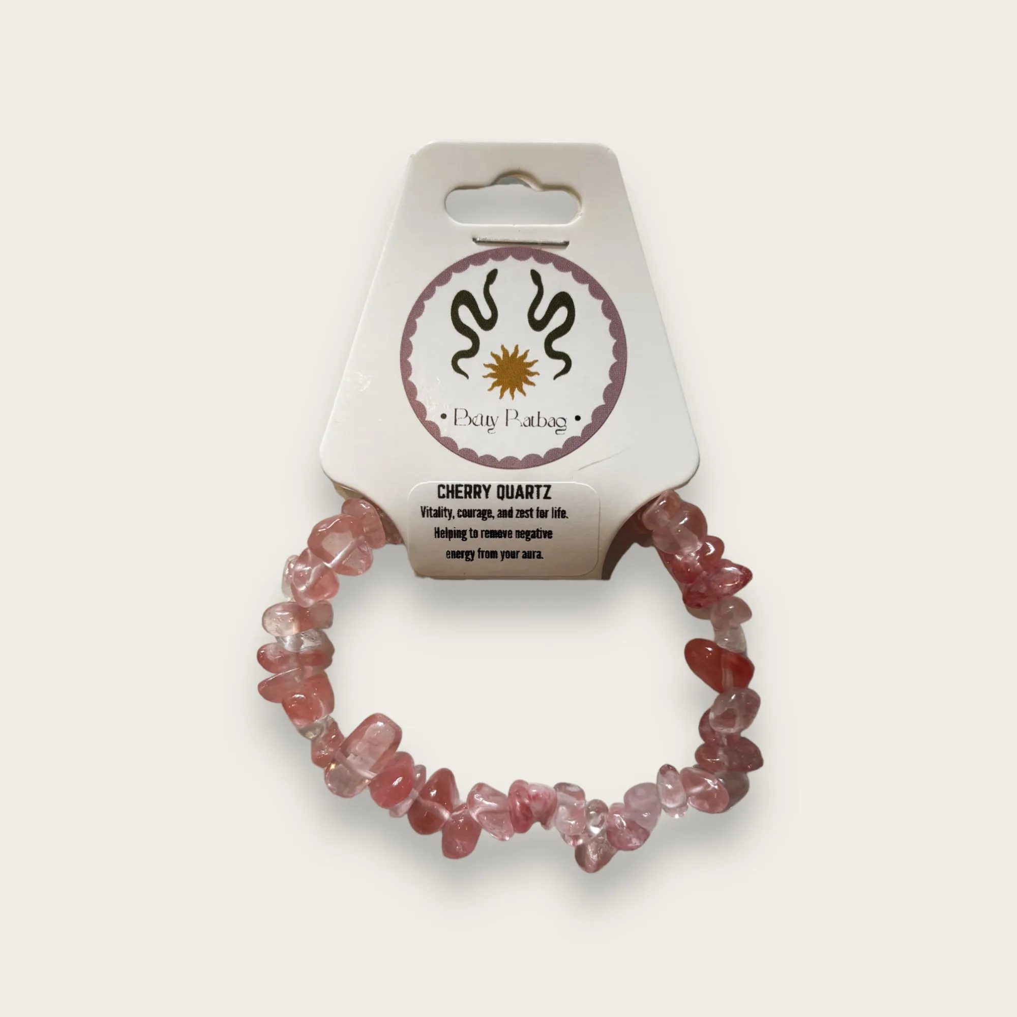 Cherry Quartz Bracelet