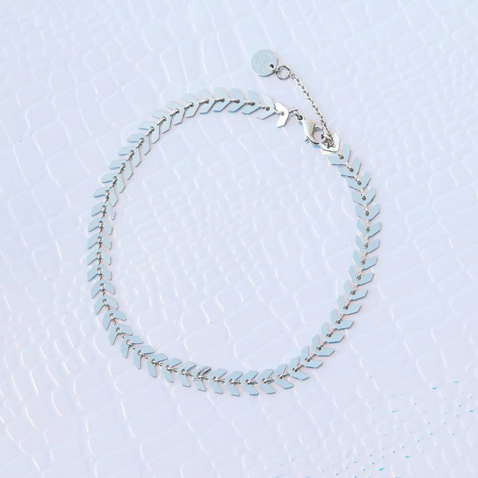 Chevron Chain Anklet