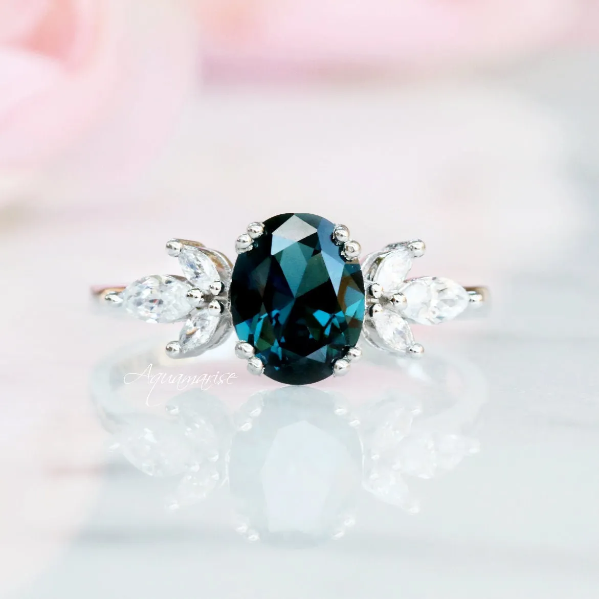 Eva London Blue Topaz Ring- Sterling Silver