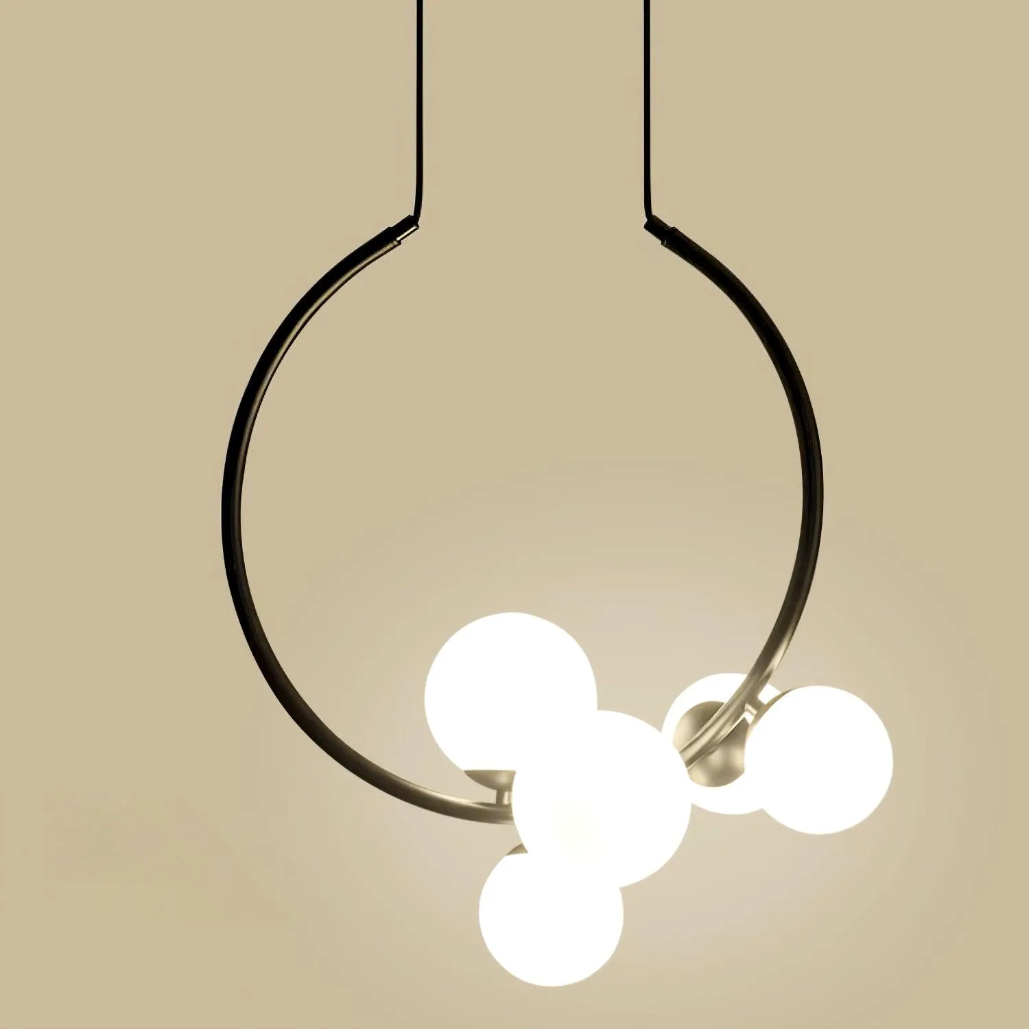 Glass Bubble Pendant Light