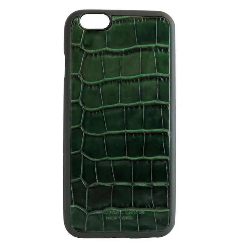 Green Croc iPhone "1" 6/6S Case