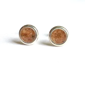 Grindstone Granite Stud Earrings