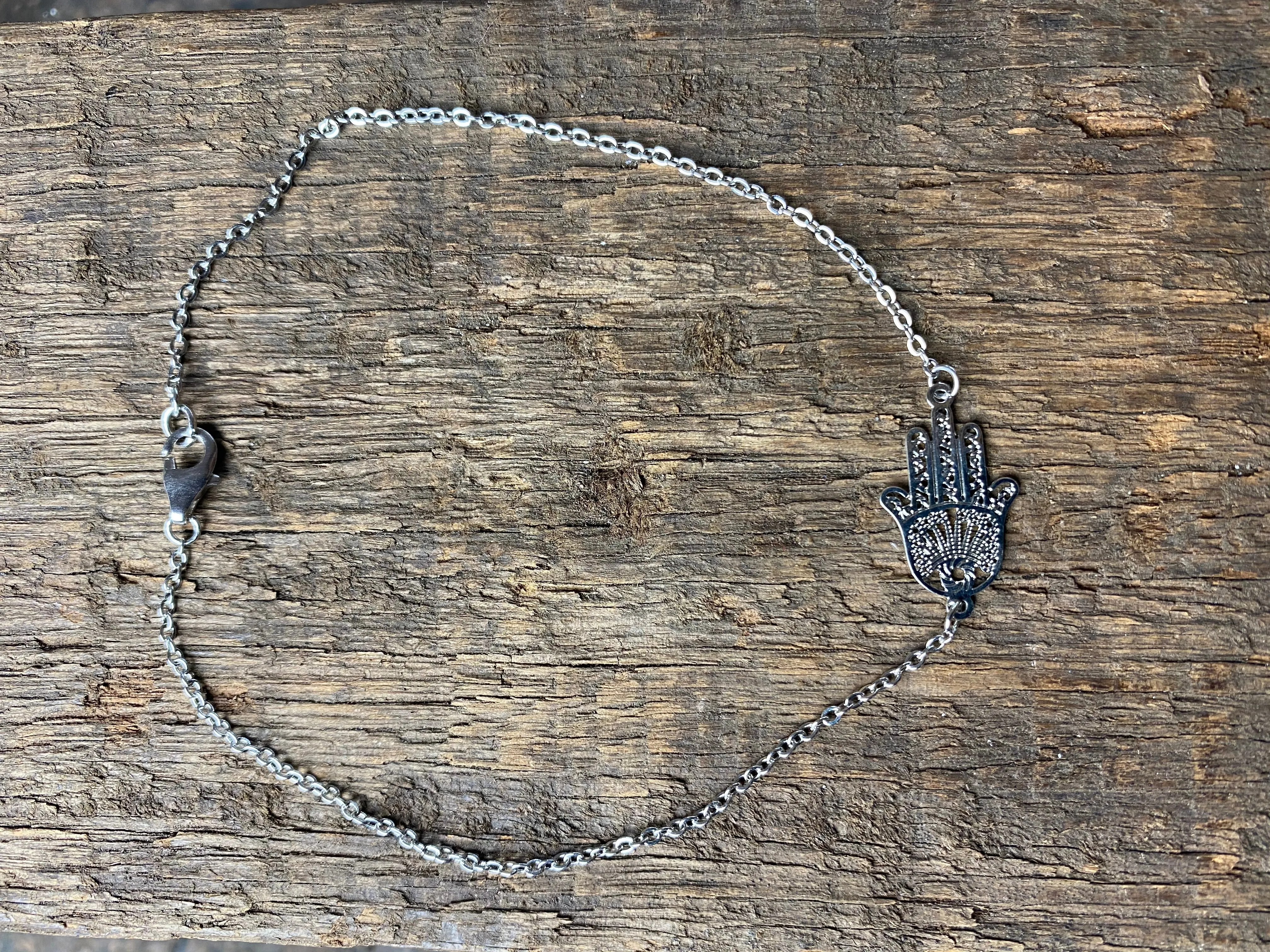 Hamsa Anklet