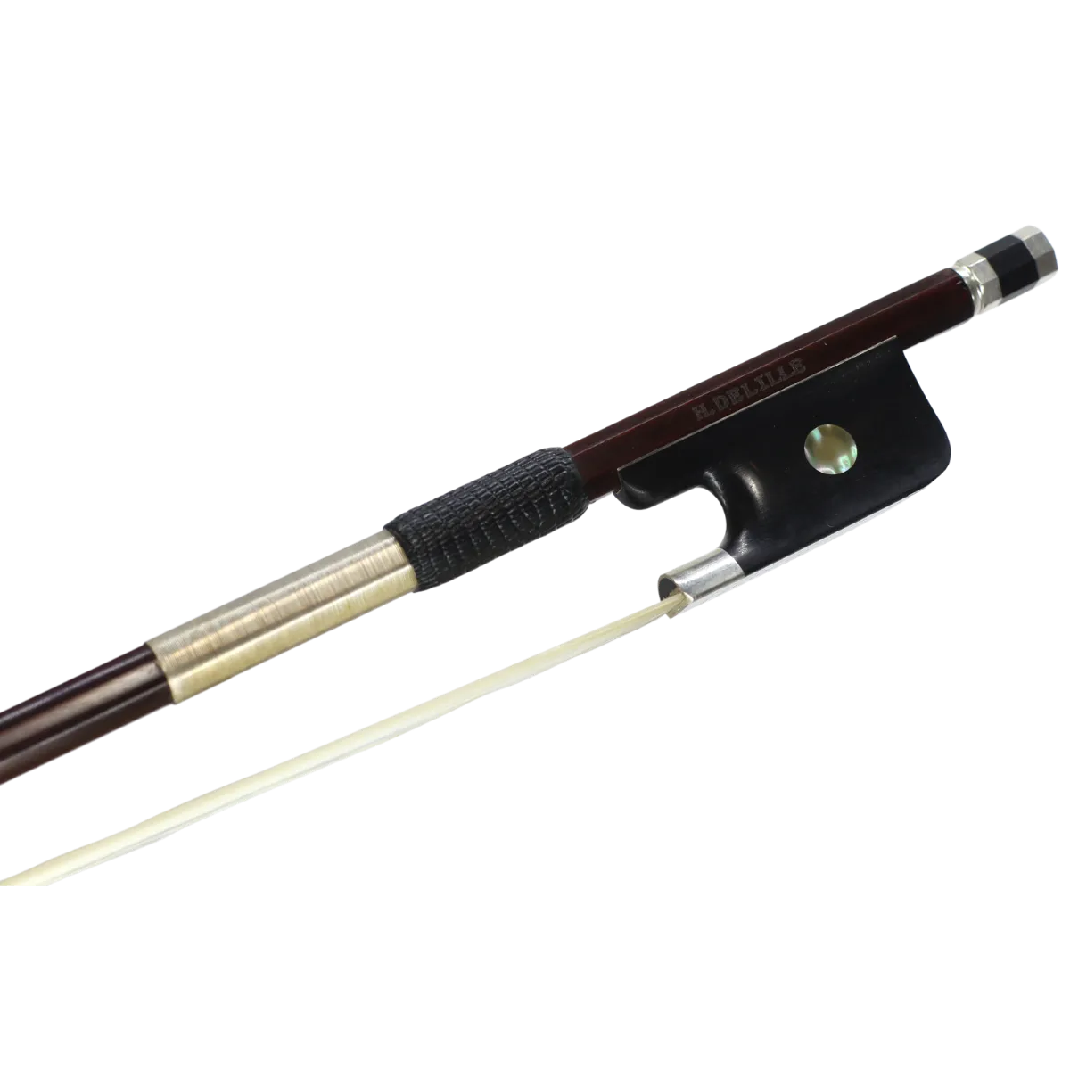 Henri Delille Cello Bow - Silver Mounted