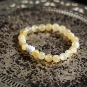 Honey Calcite Crystal Bracelet