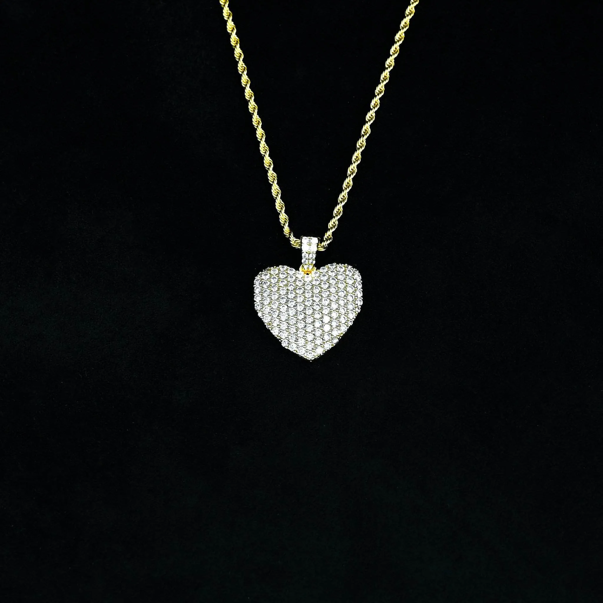 Iced Heart Necklace