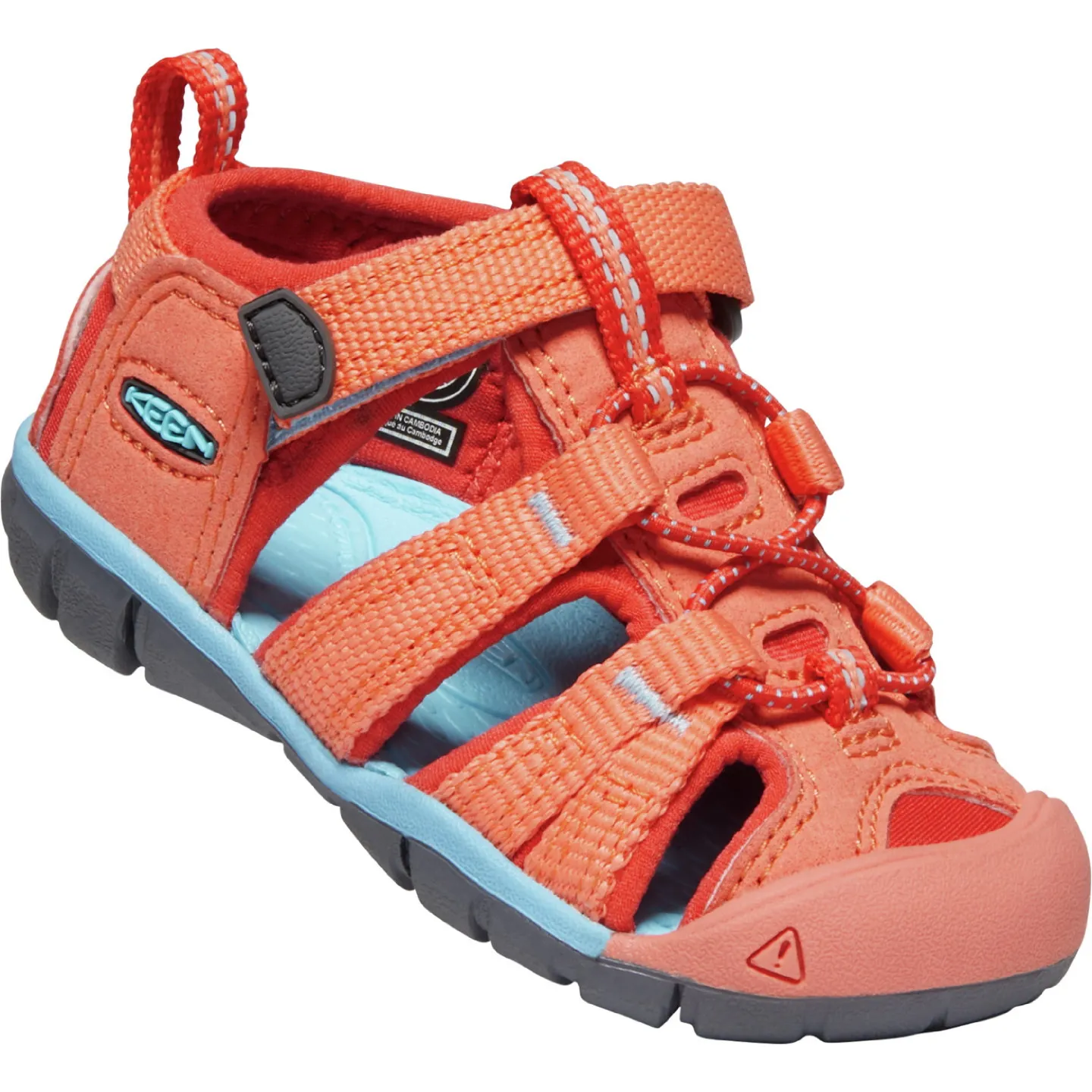 Keen Toddlers&#x27; Seacamp II CNX Coral/Poppy Red | Buy Keen Toddlers&#x27; Seacamp II CNX Coral/Poppy Red here | Outnorth