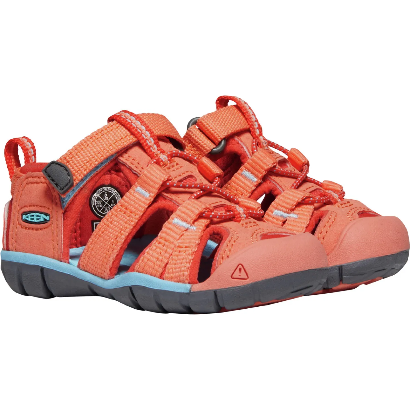 Keen Toddlers&#x27; Seacamp II CNX Coral/Poppy Red | Buy Keen Toddlers&#x27; Seacamp II CNX Coral/Poppy Red here | Outnorth