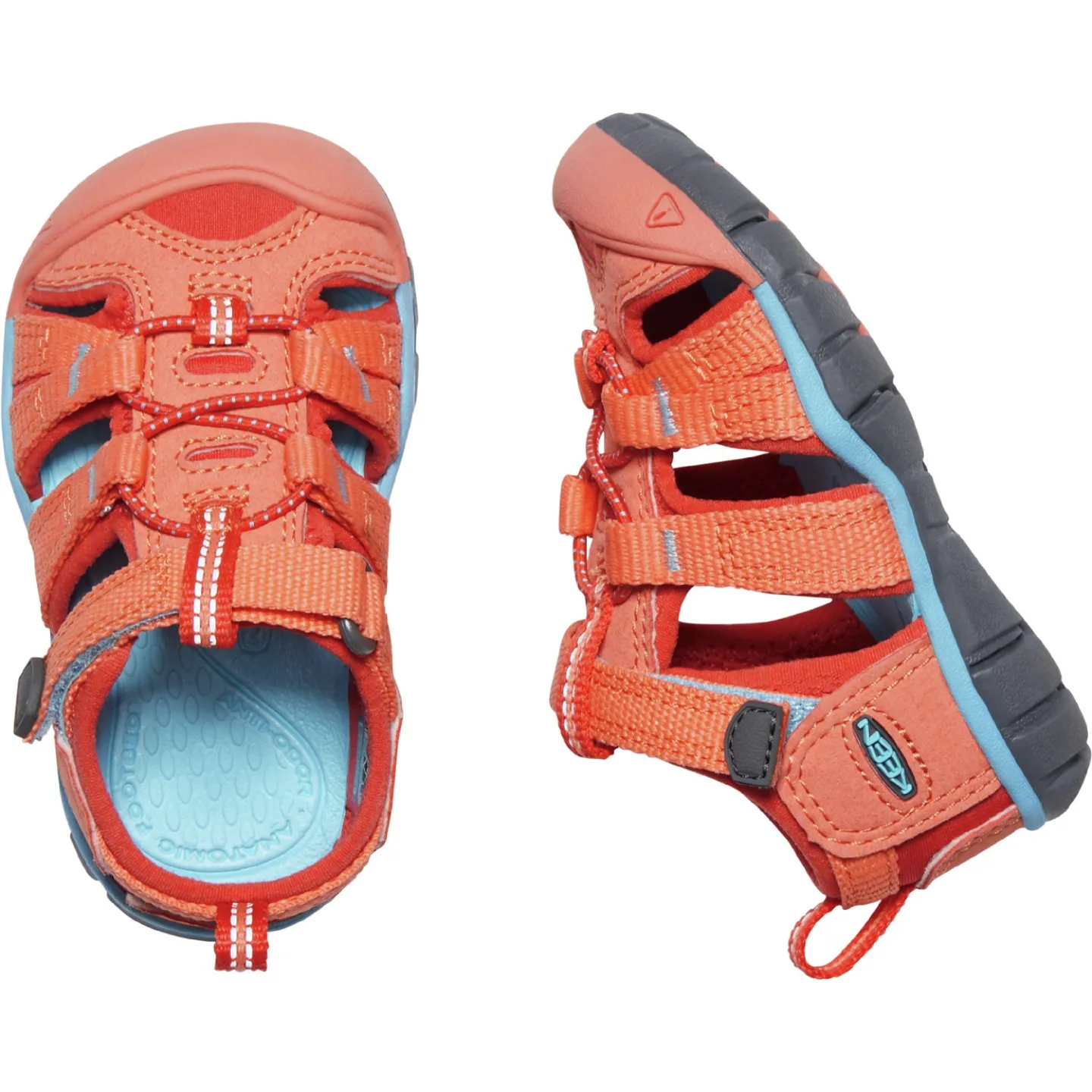 Keen Toddlers&#x27; Seacamp II CNX Coral/Poppy Red | Buy Keen Toddlers&#x27; Seacamp II CNX Coral/Poppy Red here | Outnorth