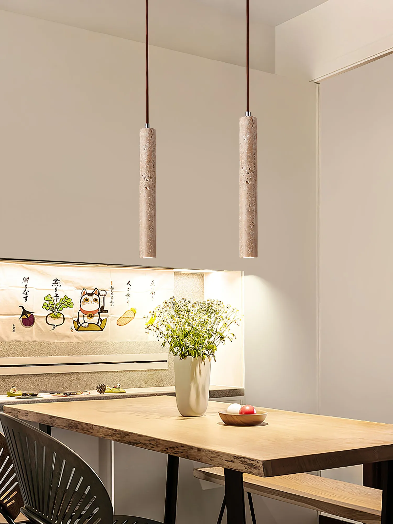 Long Cylinder Pendant Lamp