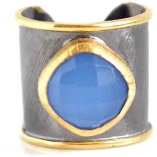 Mia Gold Two Toned Vibrant Stone Ring