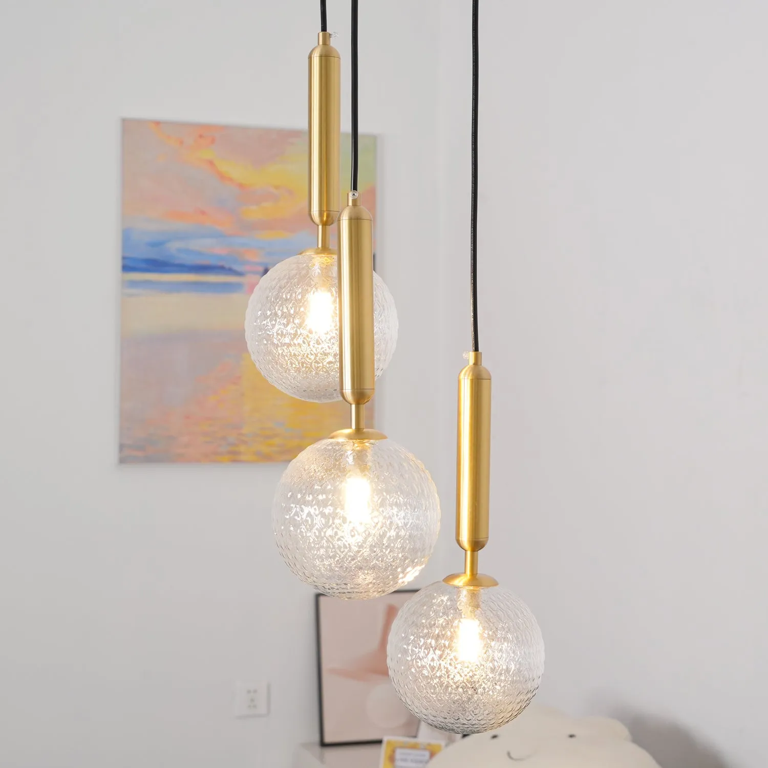 Miira Brass Pendant Light