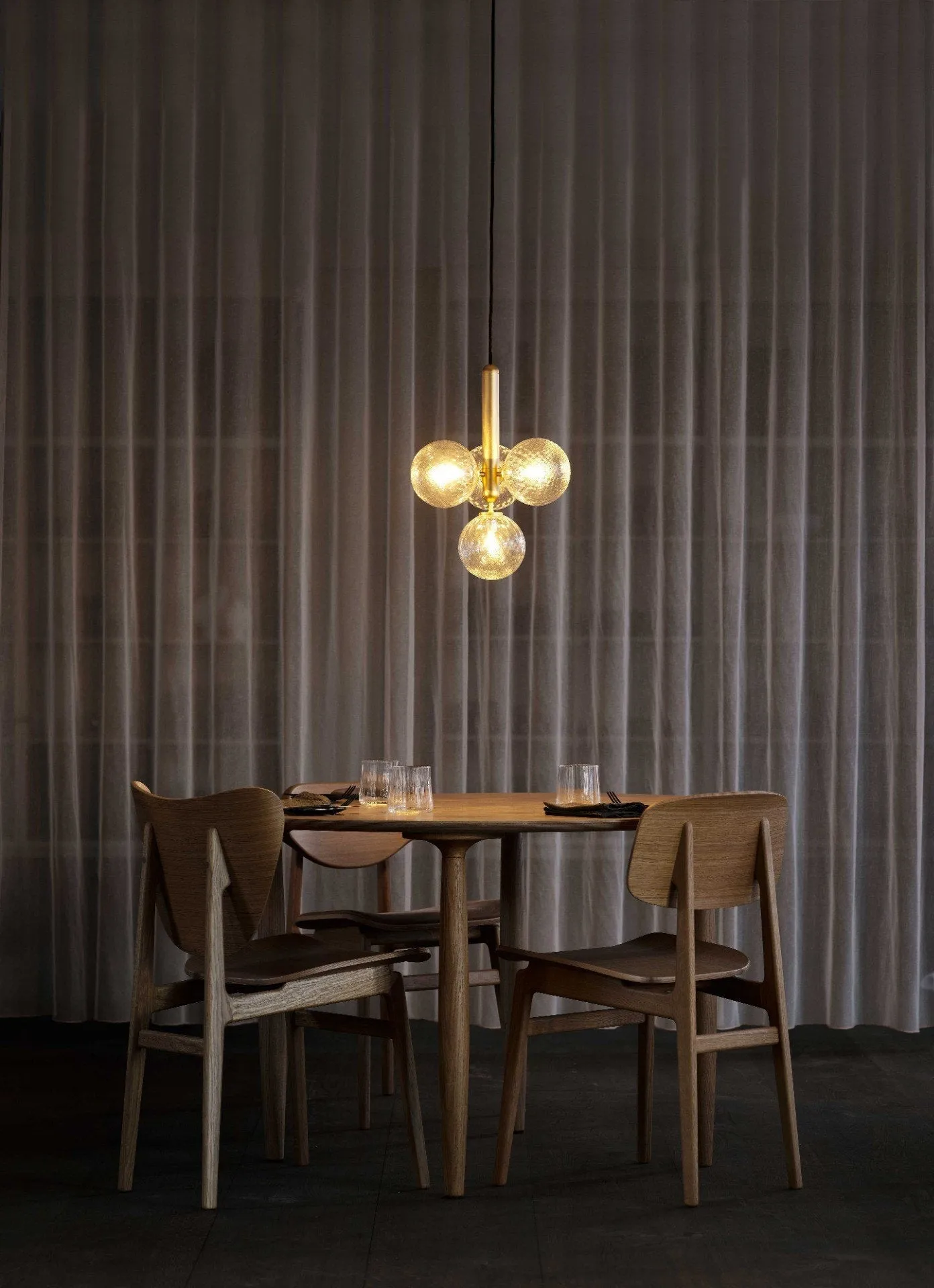 Miira Brass Pendant Light