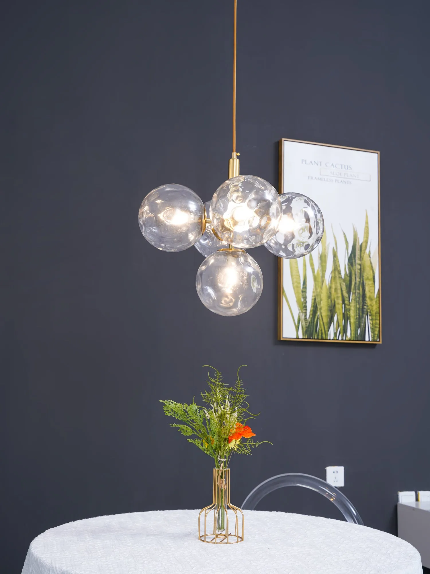 Miira Brass Pendant Light