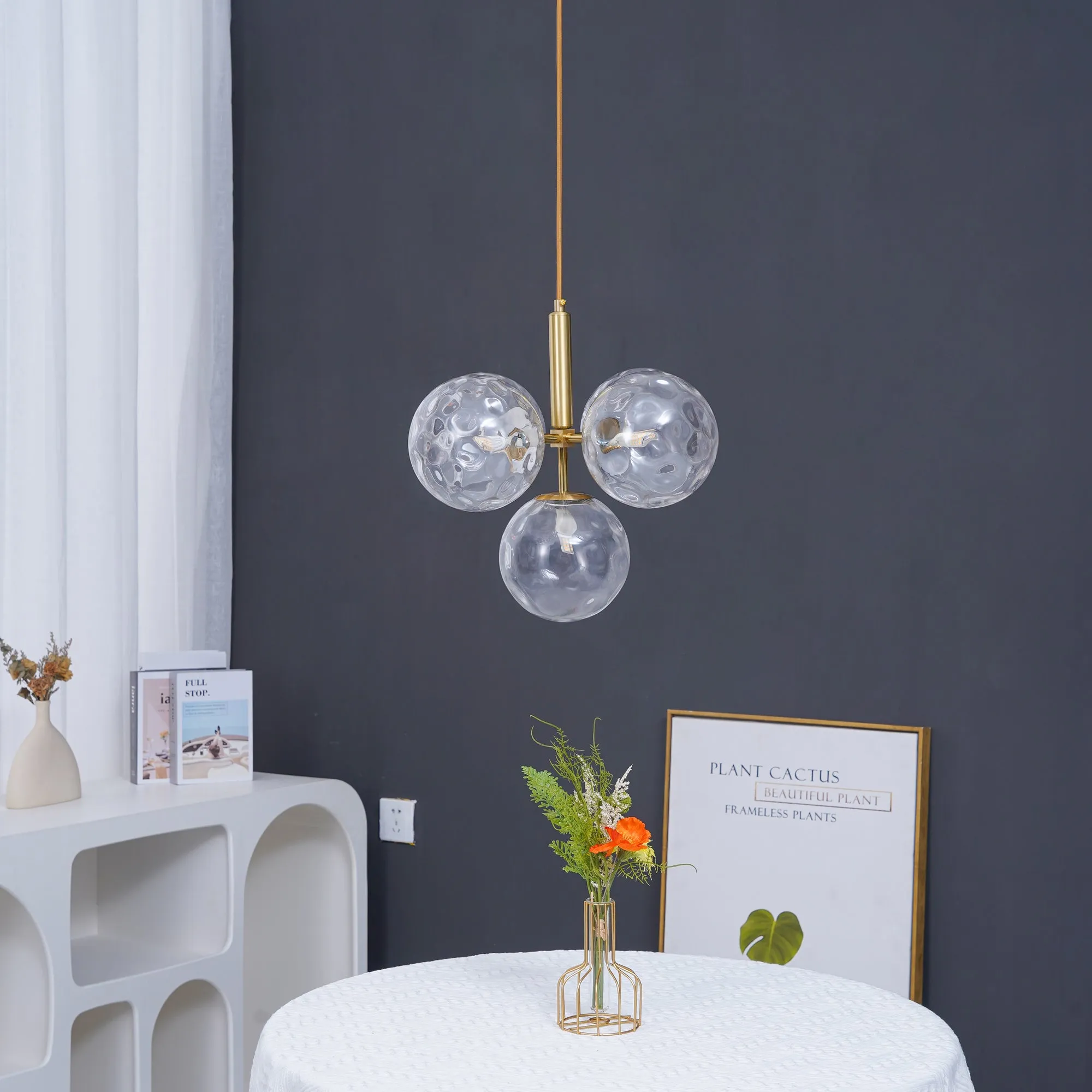 Miira Brass Pendant Light