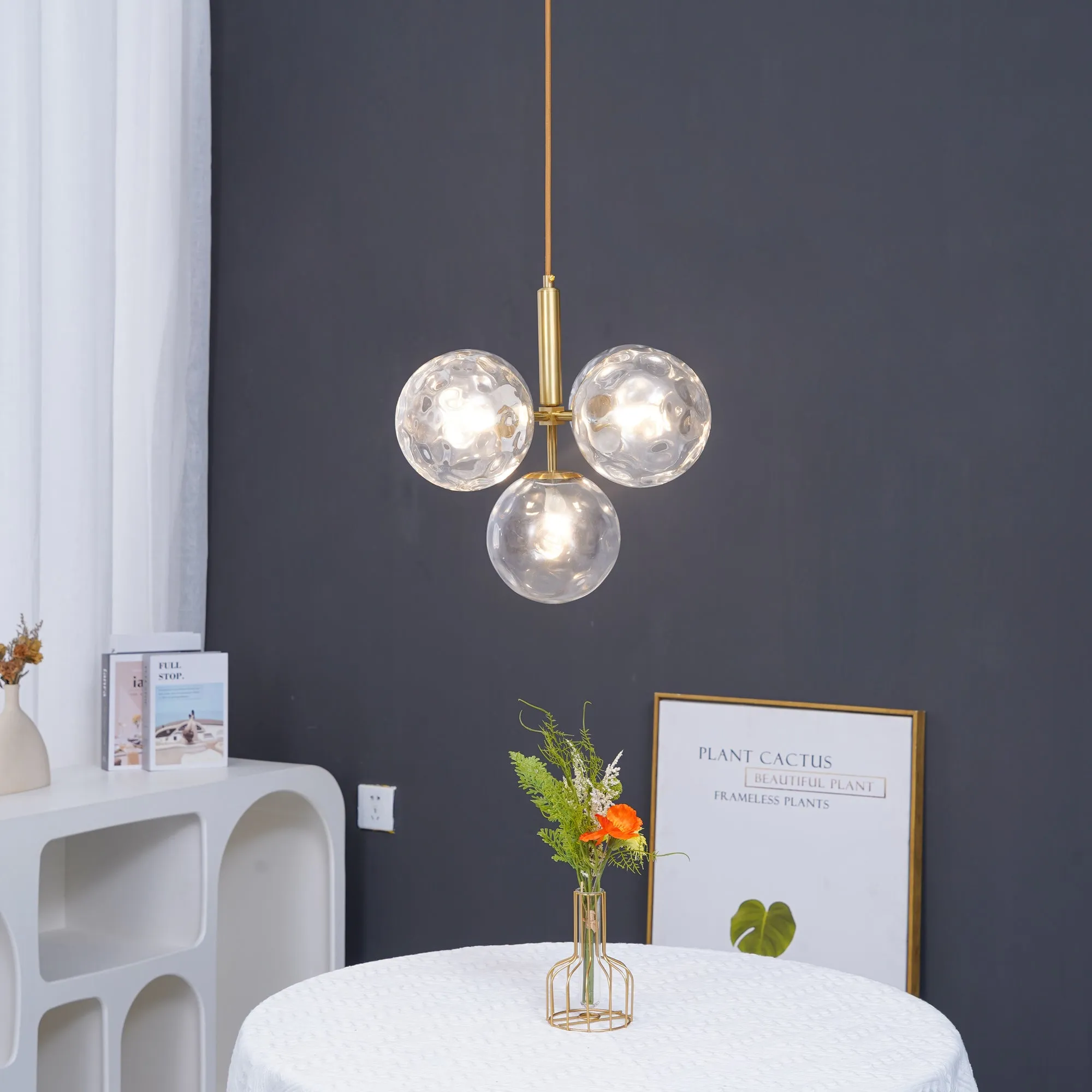 Miira Brass Pendant Light