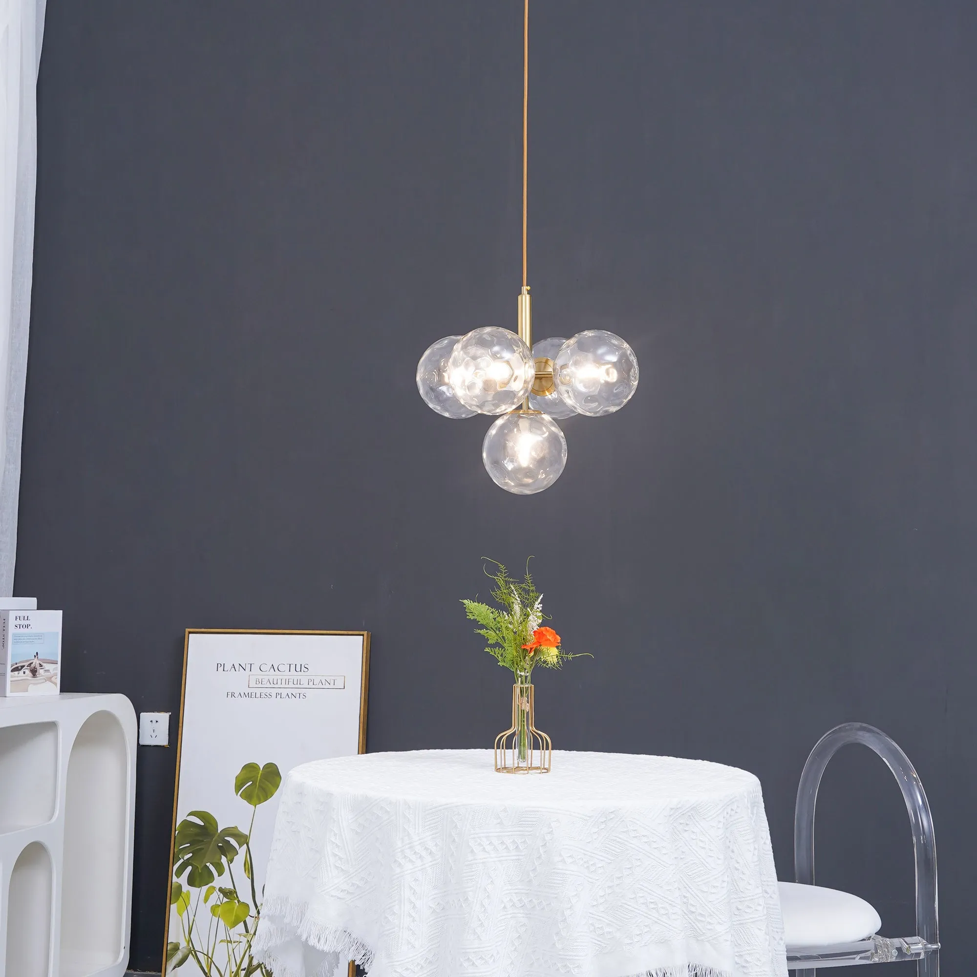 Miira Brass Pendant Light