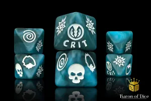 Moon Bolt D8 Dice Set