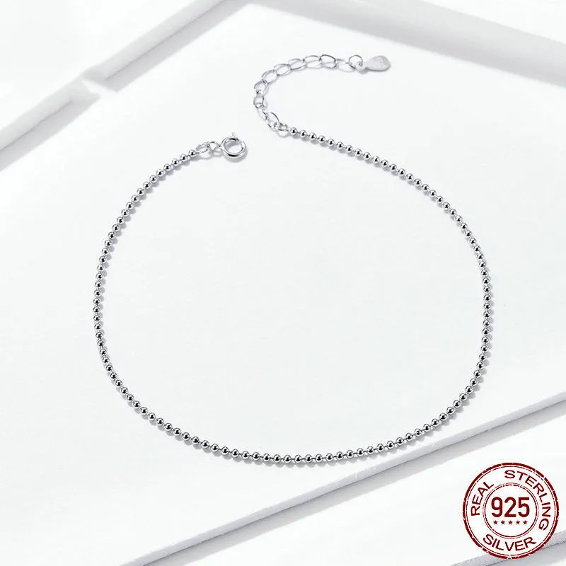 New Anklet Simple Fashion S925 Sterling Silver