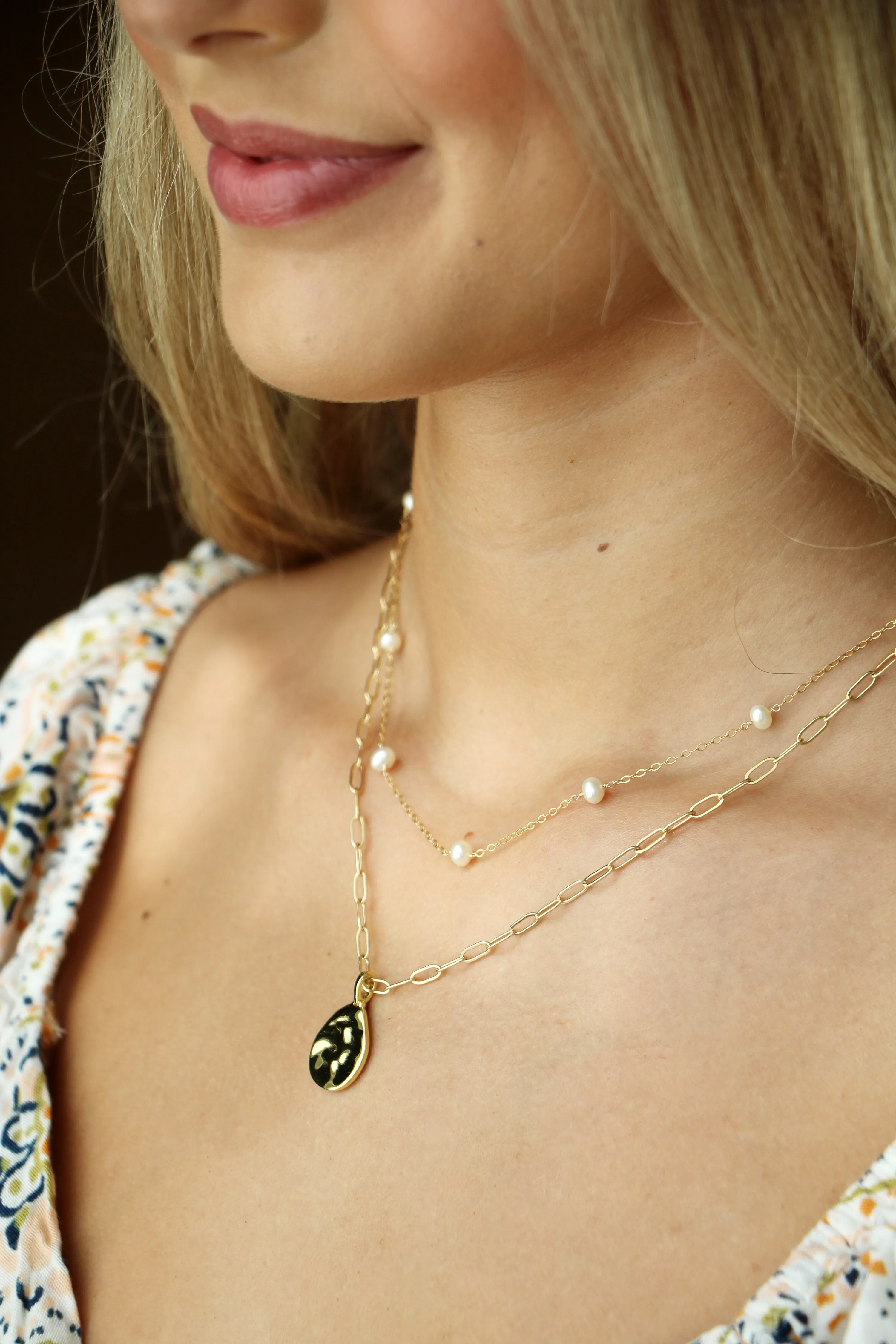 oceana necklace { gold }