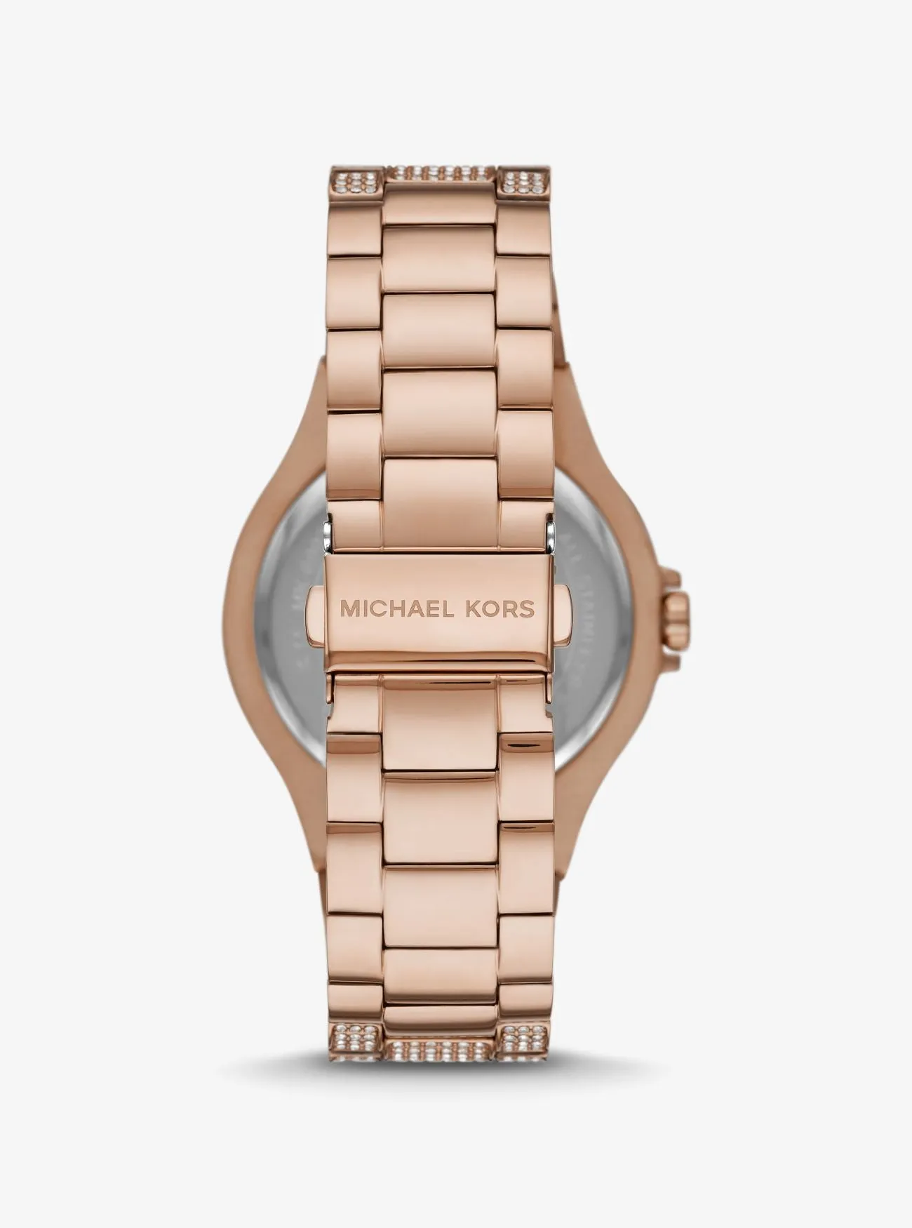 Oversized Lennox Pavé Rose Gold-Tone Watch