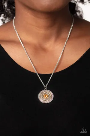 Paparazzi Necklace ~ Mandala Masterpiece - Orange