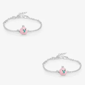 Pink Angry Bird Anklet