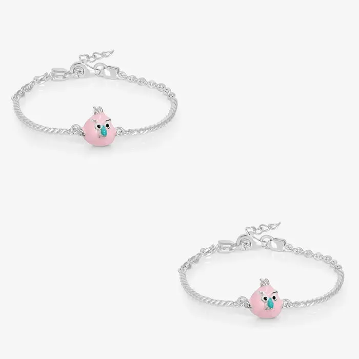 Pink Angry Bird Anklet