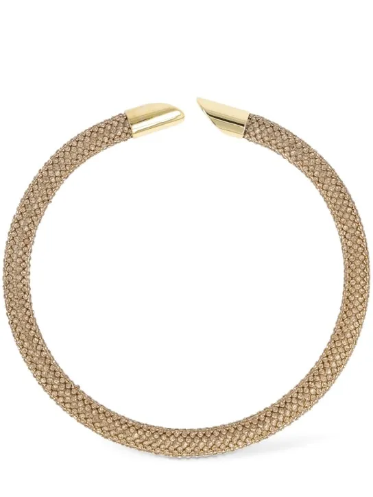 Rabanne   Tube topaz collier necklace 