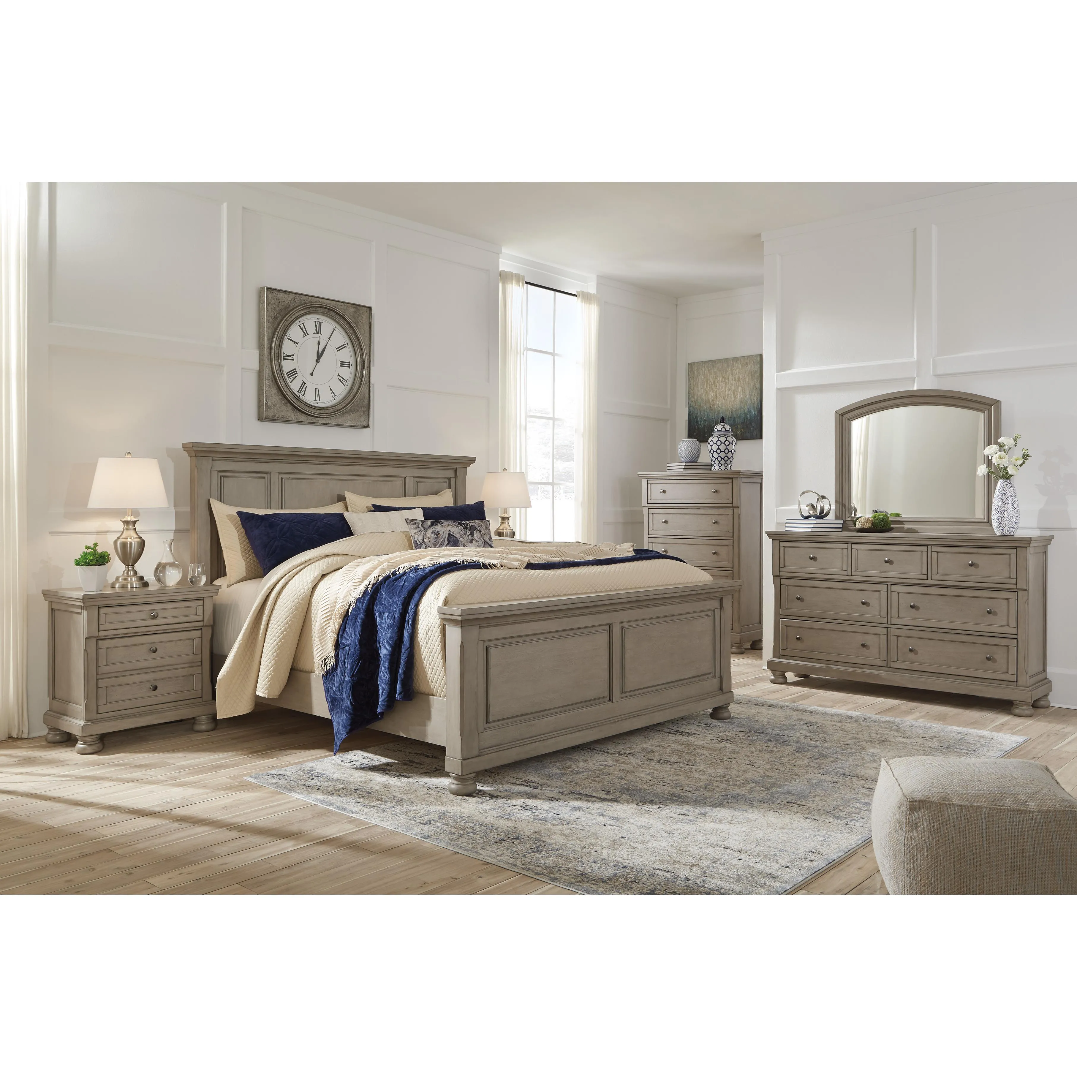 Signature Design by Ashley Lettner King Panel Bed B733-58/B733-56/B733-97