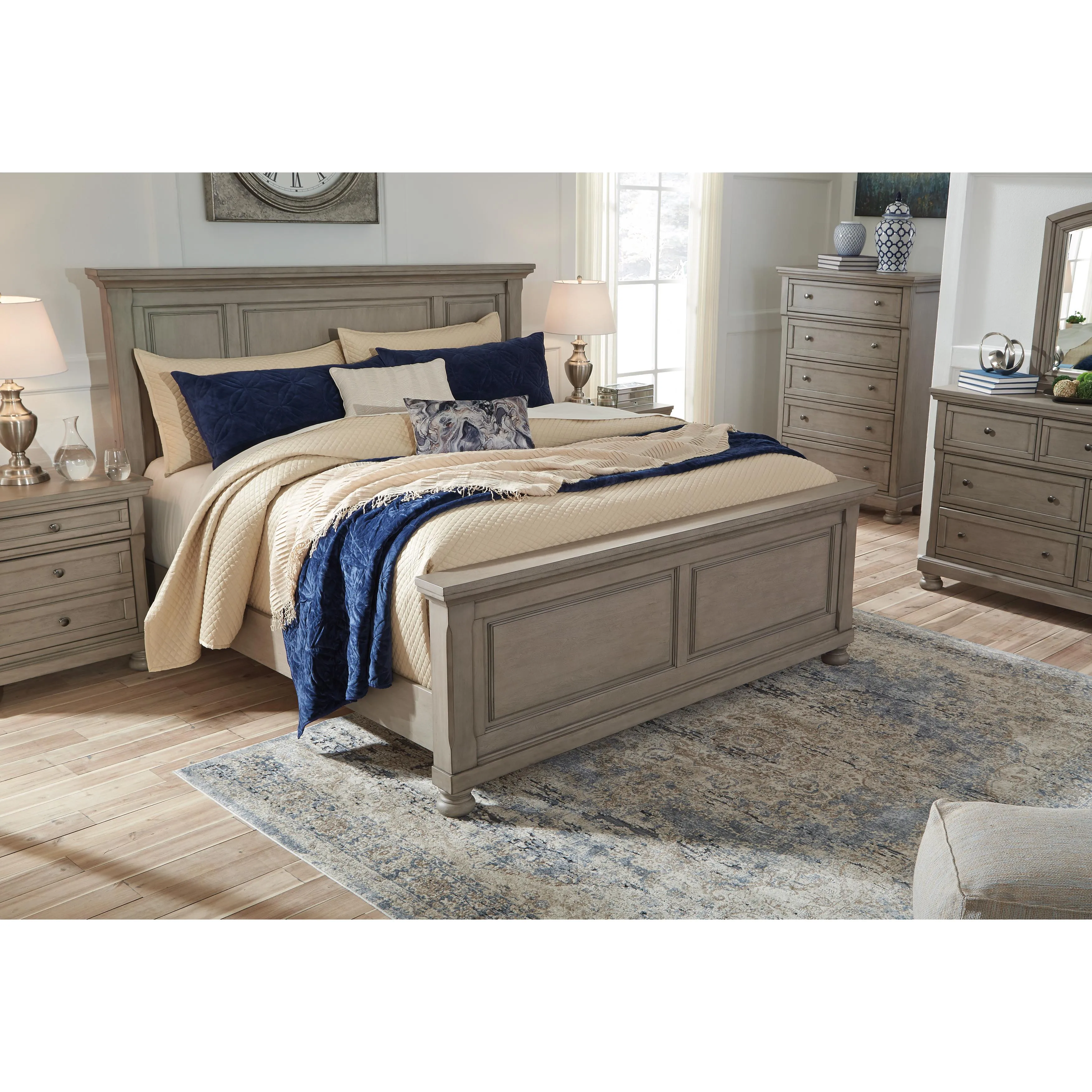 Signature Design by Ashley Lettner King Panel Bed B733-58/B733-56/B733-97