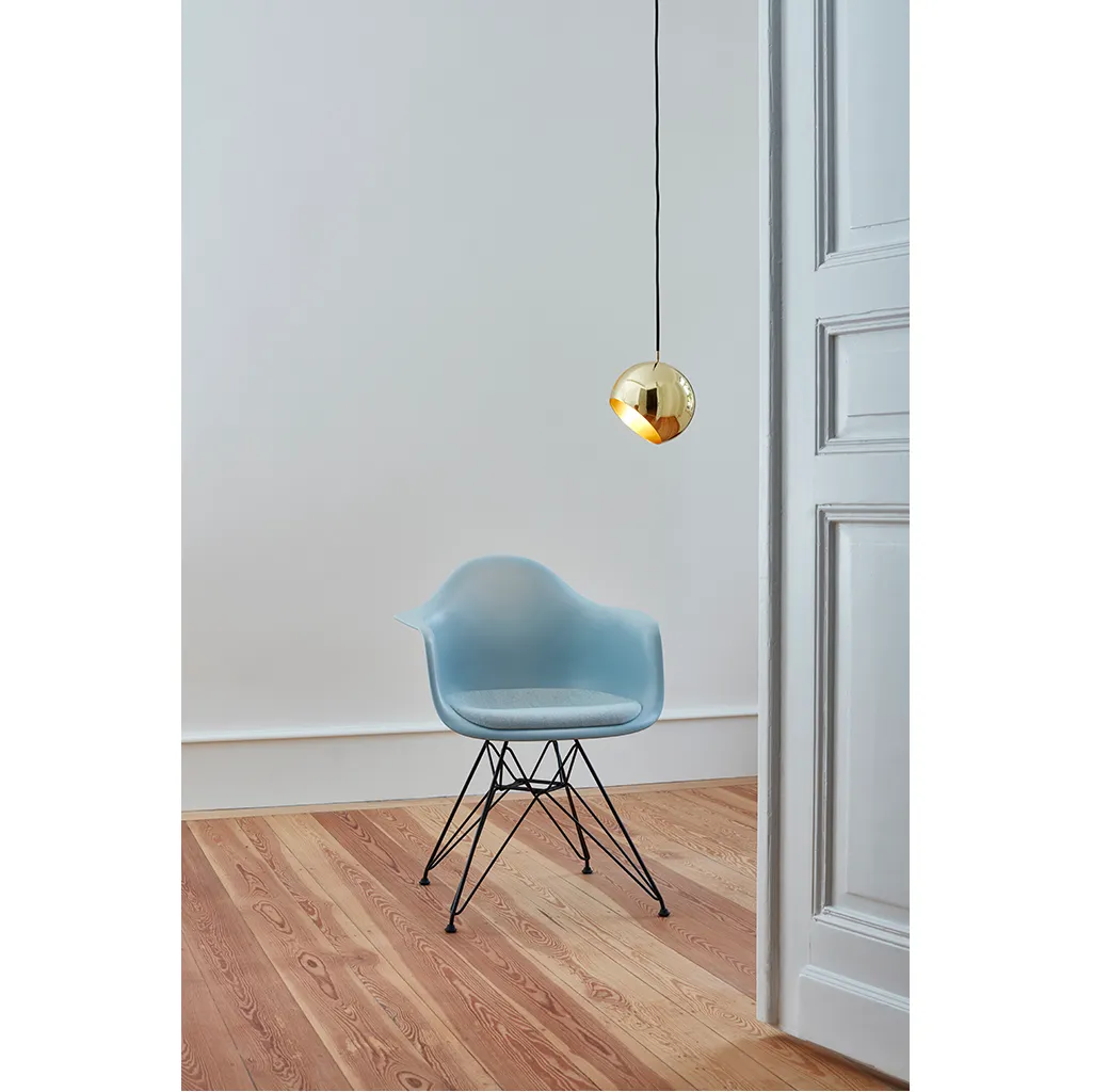 Tilt Globe Pendant - Brass