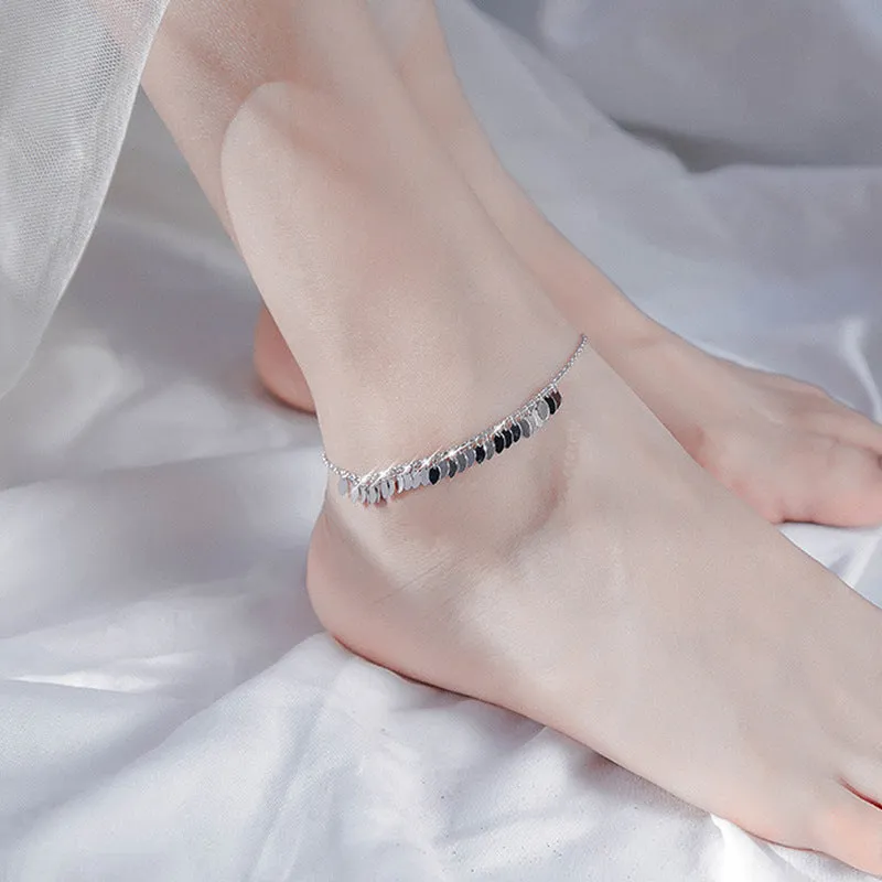 Vintage Ethnic Style Small Sequin Anklet