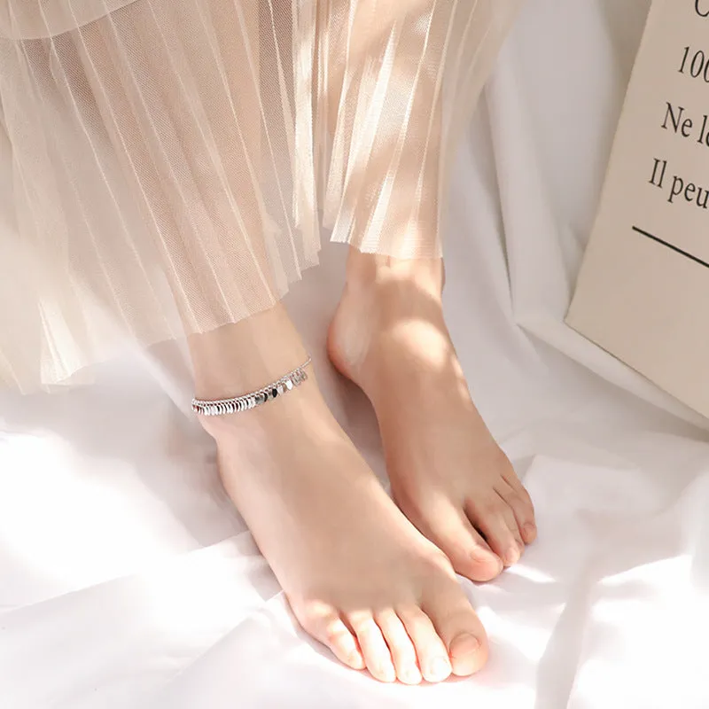 Vintage Ethnic Style Small Sequin Anklet