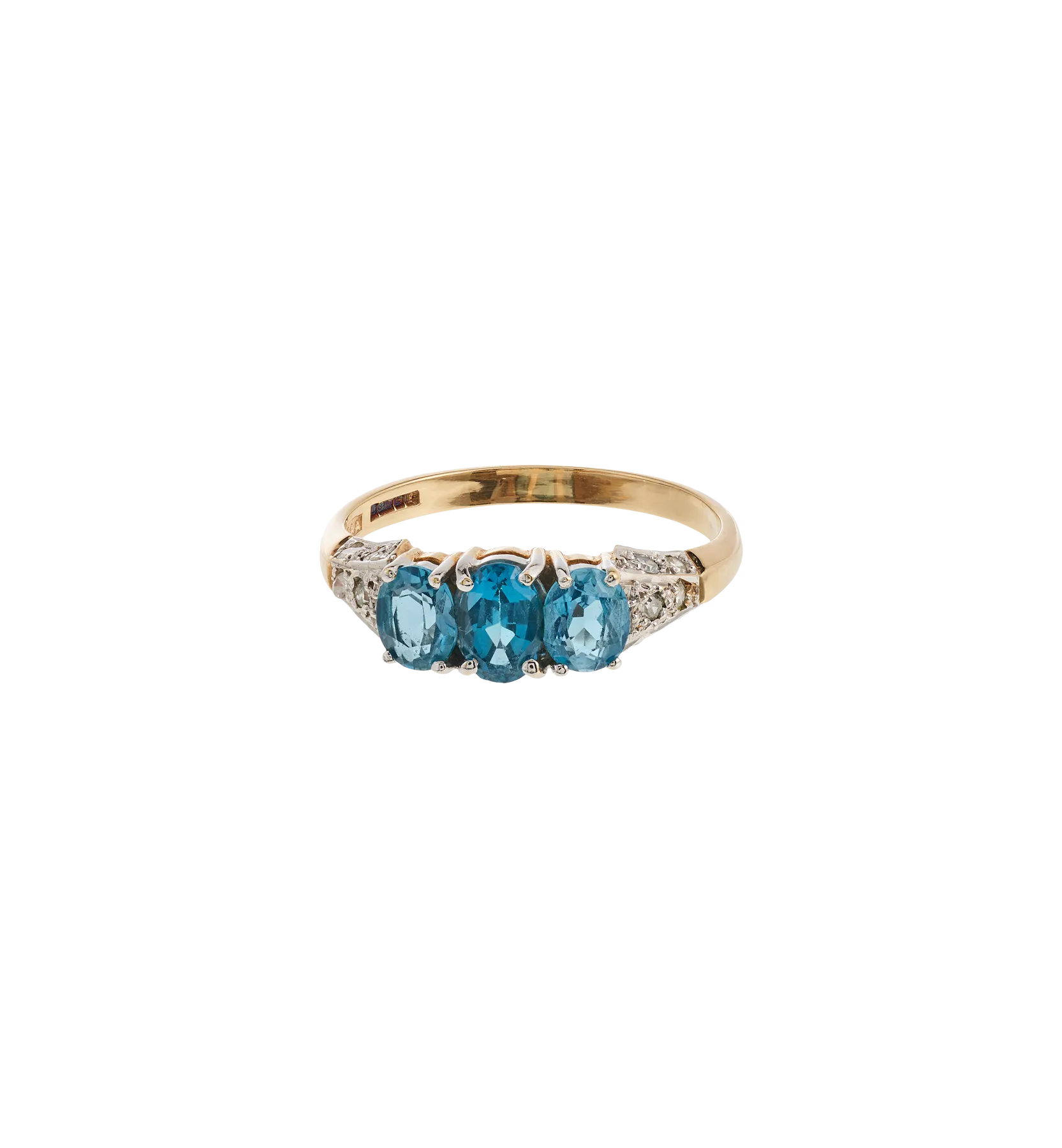 Vintage Topaz and Diamond Imperial Glow Ring